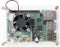 Renkforce RBP-PLC100 SBC-behuizing Geschikt voor serie: Raspberry Pi, Banana Pi, Rock Pi Incl. actieve koeler Transpara