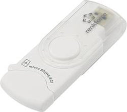 Renkforce RF-3285273 Externe geheugenkaartlezer USB 3.2 Gen 1 (USB 3.0) Wit