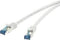 Renkforce RF-4145298 RJ45 Netwerkkabel, patchkabel CAT 6A S/FTP 20.00 m Grijs Snagless, Vlambestendig 1 stuk(s)