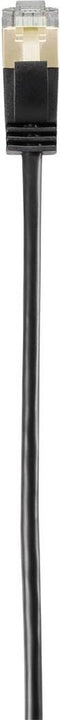 Renkforce RF-4538188 RJ45 Netwerkkabel, patchkabel CAT 8.1 F/FTP 1.00 m Zwart Extreem dun, Vergulde steekcontacten 1 st