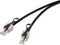 Renkforce RF-4538214 RJ45 Netwerkkabel, patchkabel CAT 6A S/FTP 0.25 m Zwart Met trekring voor ontgrendeling 1 stuk(s)