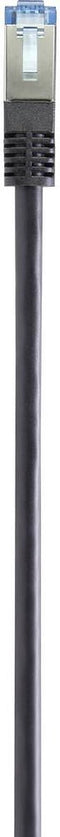 Renkforce RF-4673692 RJ45 Netwerkkabel, patchkabel CAT 6A S/FTP 10.00 m Zwart UV-bestendig 1 stuk(s)