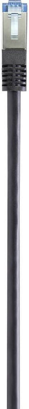 Renkforce RF-4673696 RJ45 Netwerkkabel, patchkabel CAT 6A S/FTP 20.00 m Zwart UV-bestendig 1 stuk(s)