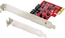 Renkforce RF-4679590 2 poorten RAID-controller PCIe x4 Geschikt voor: SATA SSD Incl. Low-Profile slotplaat