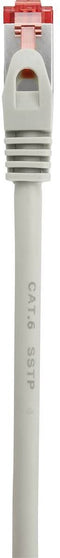 Renkforce RF-4724260 RJ45 Netwerkkabel, patchkabel CAT 6 S/FTP 15.00 m Grijs Snagless, Vergulde steekcontacten, Vlambes