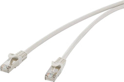 Renkforce RF-4724280 RJ45 Netwerkkabel, patchkabel CAT 5e F/UTP 10.00 m Grijs Snagless 1 stuk(s)
