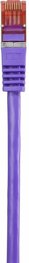 Renkforce RF-4724924 RJ45 Netwerkkabel, patchkabel CAT 6 S/FTP 5.00 m Violet Snagless, Vergulde steekcontacten, Vlambestendig 1 stuk(s)