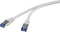 Renkforce RF-4732886 RJ45 Netwerkkabel, patchkabel CAT 6A S/FTP 2.00 m Grijs Extreem flexibel, Vergulde steekcontacten