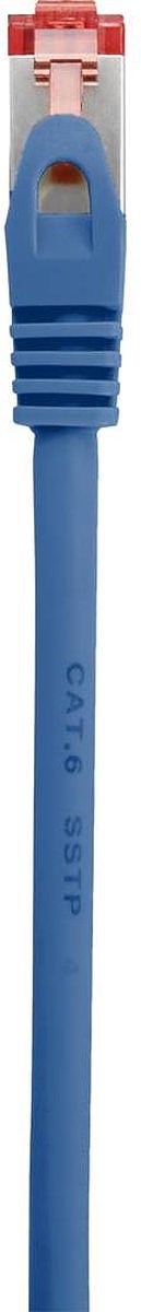 Renkforce RF-4737384 RJ45 Netwerkkabel, patchkabel CAT 6 S/FTP 15.00 cm Blauw Snagless, Vergulde steekcontacten, Vlambestendig 1 stuk(s)