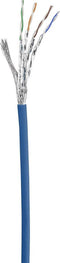 Renkforce RF-4737384 RJ45 Netwerkkabel, patchkabel CAT 6 S/FTP 15.00 cm Blauw Snagless, Vergulde steekcontacten, Vlambestendig 1 stuk(s)