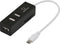 Renkforce RF-4995192 USB 2.0-hub 3 poorten Met ingebouwde SD-kaartlezer, Met OTG-functie Zwart