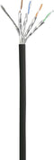 Renkforce RF-5043936 RJ45 Netwerkkabel, patchkabel CAT 6A S/FTP 15.00 m Zwart Vlambestendig 1 stuk(s)