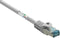Renkforce RF-5043946 RJ45 Netwerkkabel, patchkabel CAT 6A S/FTP 15.00 m Grijs Vlambestendig 1 stuk(s)