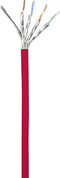 Renkforce RF-5043952 RJ45 Netwerkkabel, patchkabel CAT 6A S/FTP 10.00 m Rood Vlambestendig 1 stuk(s)