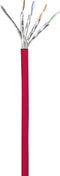 Renkforce RF-5043972 RJ45 Netwerkkabel, patchkabel CAT 6A S/FTP 1.00 m Rood Vlambestendig 1 stuk(s)