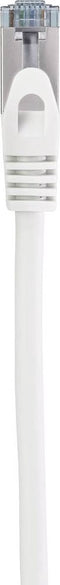 Renkforce RF-5044036 RJ45 Netwerkkabel, patchkabel CAT 6A S/FTP 5.00 m Wit Snagless, Vlambestendig 1 stuk(s)