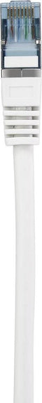 Renkforce RF-5044036 RJ45 Netwerkkabel, patchkabel CAT 6A S/FTP 5.00 m Wit Snagless, Vlambestendig 1 stuk(s)
