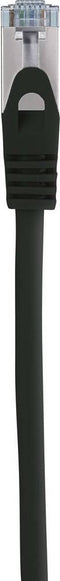 Renkforce RF-5047472 RJ45 Netwerkkabel, patchkabel CAT 6A S/FTP 10.00 m Zwart Vlambestendig 1 stuk(s)