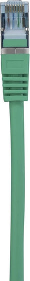 Renkforce RF-5088646 RJ45 Netwerkkabel, patchkabel CAT 6A S/FTP 0.15 m Groen Snagless, Vlambestendig 1 stuk(s)