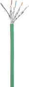 Renkforce RF-5136972 RJ45 Netwerkkabel, patchkabel CAT 6A S/FTP 5.00 m Groen Snagless, Vlambestendig 1 stuk(s)