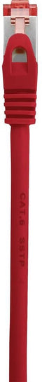 Renkforce RF-5176540 RJ45 Netwerkkabel, patchkabel CAT 6 S/FTP 0.50 m Rood Snagless, Vergulde steekcontacten, Vlambestendig 1 stuk(s)