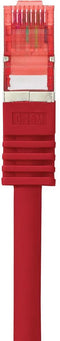 Renkforce RF-5176542 RJ45 Netwerkkabel, patchkabel CAT 6 S/FTP 2.00 m Rood Snagless, Vergulde steekcontacten, Vlambestendig 1 stuk(s)