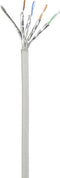 Renkforce RF-5191008 RJ45 Netwerkkabel, patchkabel CAT 6A S/FTP 30.00 m Grijs Vlambestendig, Snagless 1 stuk(s)