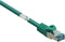 Renkforce RF-5224646 RJ45 Netwerkkabel, patchkabel CAT 6A S/FTP 10.00 m Groen Snagless, Vlambestendig 1 stuk(s)