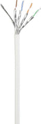 Renkforce RF-5462396 RJ45 Netwerkkabel, patchkabel CAT 6A S/FTP 20.00 m Wit Snagless, Vlambestendig 1 stuk(s)