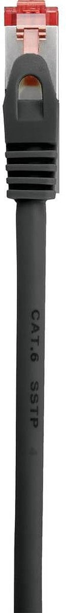 Renkforce RF-5469256 RJ45 Netwerkkabel, patchkabel CAT 6 S/FTP 2.00 m Zwart Snagless, Vergulde steekcontacten, Vlambestendig 1 stuk(s)