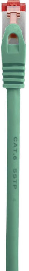 Renkforce RF-5503262 RJ45 Netwerkkabel, patchkabel CAT 6 S/FTP 10.00 m Groen Snagless, Vergulde steekcontacten, Vlambes