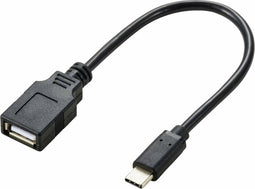 Renkforce RF-5720376 USB-kabel USB 2.0 0,15 m USB A USB C Zwart