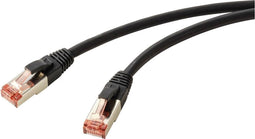 Renkforce RF-5771528 netwerkkabel Zwart 2 m Cat6 S/FTP (S-STP)