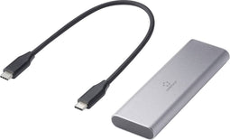 Renkforce RF-6180234 M.2 harde schijf-behuizing M.2 SATA SSD, M.2 PCIe NVMe SSD USB-C 10Gbps