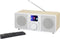 Renkforce RF-IRDAB-RETRO1 Internetradio DAB+, VHF (FM), Internet AUX, Bluetooth, WiFi, LAN, Internetradio Geschikt voor