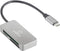 Renkforce RF-PCR-210 Externe geheugenkaartlezer USB-C 5Gbps Zilver