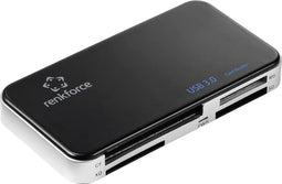 Renkforce RF-PCR-350 Externe geheugenkaartlezer USB 3.0 Zwart