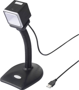 Renkforce RF-SBS-500 2D-barcodescanner Kabel 1D, 2D Imager Zwart Desktop USB-A