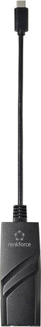 Renkforce RF-TCA-330 Netwerkadapter 1000 MBit/s USB-C 5Gbps, LAN (10/100/1000 MBit/s)