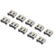 Renkforce rf-USBBlocker-02 USB-A-poortslot Set van 10 stuks Zilver Zonder sleutel