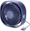 Renkforce RF-USBF-401-BL USB-ventilator In hoogte verstelbaar (b x h x d) 123 x 123 x 50 mm