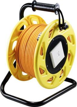 Renkforce RJ45 Netwerk Verlengkabel CAT 7a 50.00 m Oranje Rond