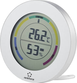 Renkforce Thermo- en hygrometer Zilver
