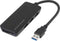 Renkforce USB 3.2 Gen 1-hub 3 poorten Met ingebouwde SD-kaartlezer Zwart