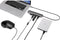 Renkforce USB 3.2 Gen 1-hub 3 poorten Met ingebouwde SD-kaartlezer, Met aluminium behuizing Zilver