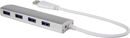 Renkforce USB 3.2 Gen 1-hub 4 poorten Aluminium