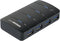 Renkforce USB 3.2 Gen 1-hub 4 poorten Met status-LED's Zwart