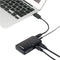 Renkforce USB 3.2 Gen 1-hub 4 poorten Met status-LED's Zwart