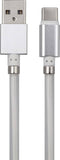 Renkforce USB-kabel USB 2.0 USB-A stekker, USB-C stekker 1.00 m Wit Vergulde steekcontacten TO-6899484