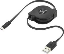 Renkforce USB-kabel USB 2.0 USB-A stekker, USB-micro-B stekker 80.00 cm Zwart